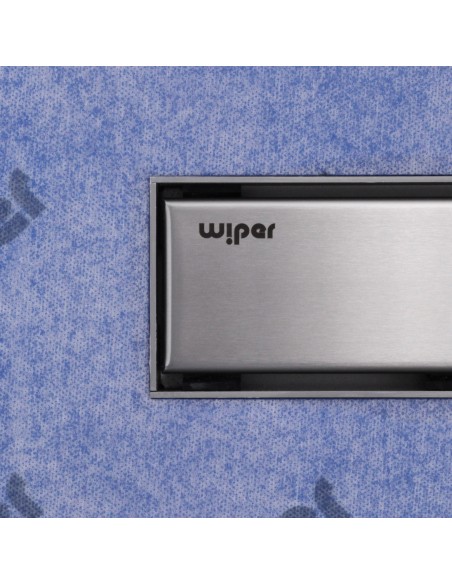 Draufsicht Der Silver Ponente Ablaufabdeckung Auf Der Abdichtungsbahn