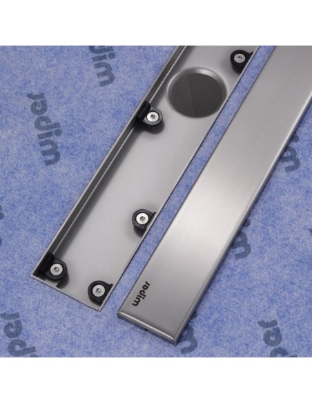 Silver Reversible Ablaufabdeckung Entfernt – Ablaufkörper Mit Zentralem Auslassloch Und Befestigungsschrauben – 