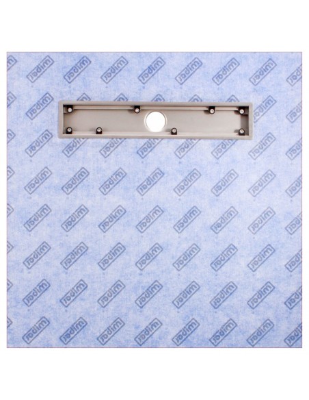 Duschelement - Fuer - Vinylboden - 80 - X - 80 - Cm - 4 - Seitiges - Gefaelle - Mit - Rinne - Wiper - Showerlay - Line - V...