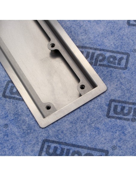 Ponente Linearablauf - Abdeckung – Unterseite Mit Edelstahl - Kanalkörper Und Befestigungsschraubenlöchern