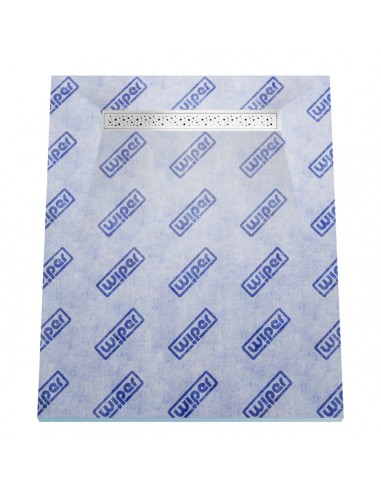 Vinyl - Boden - Nassraum - Set: Duschwanne Mit Geruchsverschluss Und Ablaufabdeckung Mistral