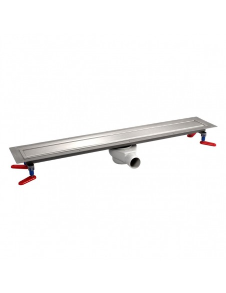 Wiper Drain VF 100 Vinyl - Boden - Nassraum - Set: Duschwanne Mit Geruchsverschluss Und Ponente Abdeckung