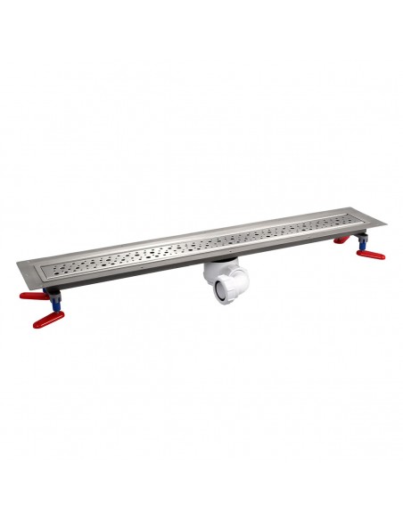 Wiper Drain VF 80 Vinyl - Boden - Nassraum - Set: Duschwanne Mit Geruchsverschluss Und Mistral Abdeckung