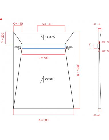 Resinbase Wiper 4 Way 980 X 1260 Mm. . . 