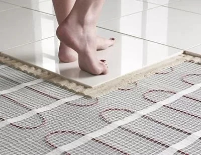 Elektrische Fußbodenheizungsmatte | ModerneDusche