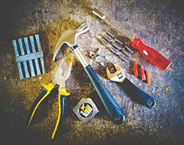 Bild Von Werkzeugen Und Material
