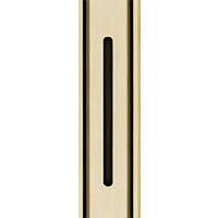 Kuerzbare Duschrinne 50 120 Cm Wiper Intensi 316 Duo Lin Honey Gold Edelstahl 316 Poliert